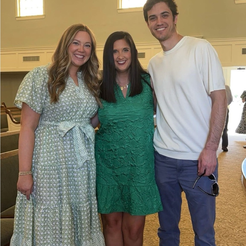 THML Green and White Dresses